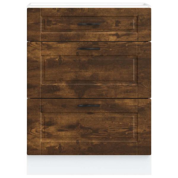 vidaXL Bassk&aring;p f&ouml;r k&ouml;k Porto r&ouml;kf&auml;rgad ek konstruerat tr&auml;