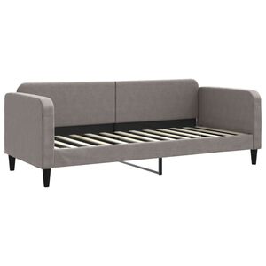 vidaXL Dagb&auml;dd taupe 80x200 cm tyg