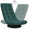 vidaXL Snurrbar golvstol mörkgrön 70x51x79 cm tyg
