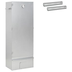 vidaXL R&ouml;ko 3 st 44,5 x 29 x 110 cm Galvaniserat st&aring;l Silver