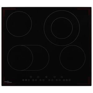 vidaXL Keramikh&auml;ll med 4 plattor touchkontroll 6600 W