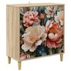 vidaXL Sideboard BORNE Sonoma-ek 69 x 33 x 75 cm Konstruerat tr&auml;