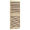 vidaXL Sk&aring;pd&ouml;rr med d&ouml;rr Naturlig 140,5 x 2,1 x 59,5 cm Massiv furu