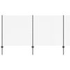 vidaXL Kedjest&auml;ngsel med stolpe 10 x 1,2 m (B x H) PVC-belagda st&aring;l
