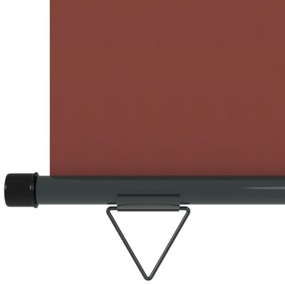 vidaXL Balkongmarkis 122x250 cm brun