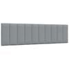 vidaXL Headboard Cushion "Hanko" Light Grey 180 cm Fabric