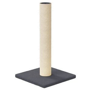 vidaXL Kl&ouml;spelare i sisal M&ouml;rkgr&aring; 22x22x45 cm