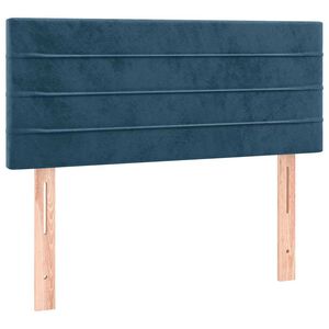 vidaXL S&auml;nggavel bl&aring; 100 x 5 x 78/88 cm sammet