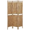 vidaXL Rumsavdelare 3 paneler bambu 120x180 cm