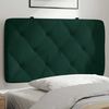 vidaXL Headboard Cushion Dark Green 80 cm Velvet
