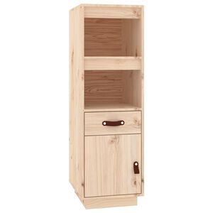 vidaXL H&ouml;gsk&aring;p 34x40x108,5 cm massiv furu