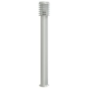 vidaXL Utomhusgolvlampa silver 110 cm rostfritt st&aring;l