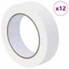 vidaXL M&aring;lartape 12 pcs Vit 30mm x 50m Papper