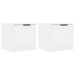 vidaXL S&auml;ngbord 2 st vit 40x39x40 cm