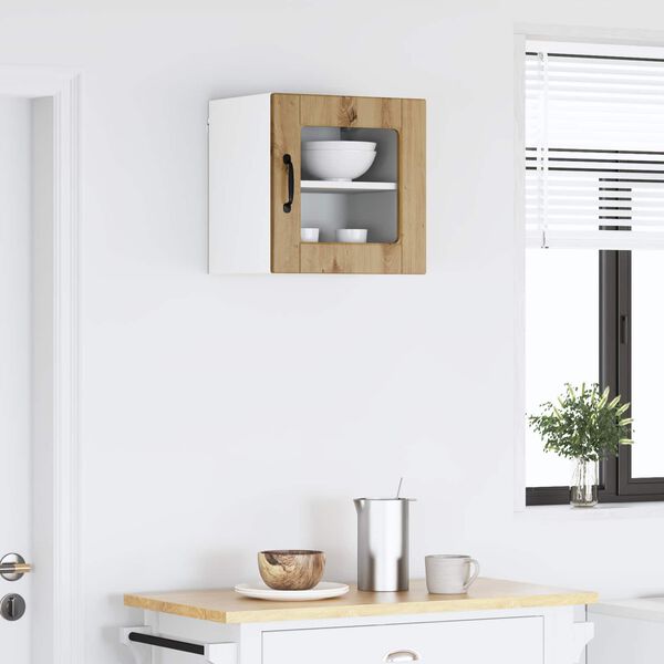 vidaXL K&ouml;kssk&aring;p med hylla Artisan Ek 40 x 31 x 40 cm Konstruerat tr&auml;