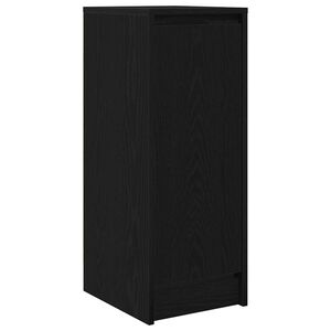 vidaXL Sk&auml;nk svart ek 29,5x34x76 cm konstruerat tr&auml;