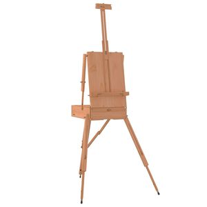 vidaXL Staffli 81x121x173 cm massivt boktr&auml;