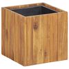 vidaXL Tr&auml;dg&aring;rdskruka upph&ouml;jd 24,5x24,5x25 cm massivt akaciatr&auml;