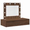 vidaXL Smyckebord Brun 83 x 40 x 70 cm Konstruerat tr&auml;