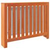 vidaXL Elementskydd vaxbrun 108,5x19x84 cm massiv furu