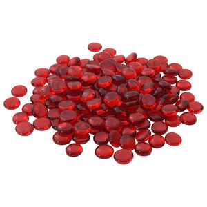 vidaXL Glasnugget 17-19 mm Skarlakansr&ouml;d Glas