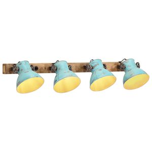 vidaXL V&auml;gglampa 25 W n&ouml;tt bl&aring; 90x25 cm E27