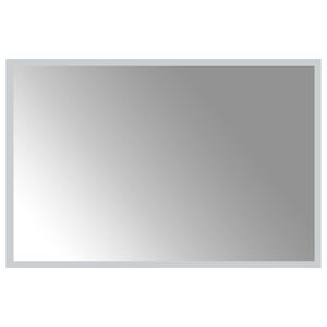 vidaXL LED Badrumsspegel med spegel Transparent 60 x 40 cm h&auml;rdat glas