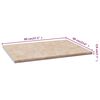 vidaXL B&auml;nkskiva beige med marmorm&ouml;nster 80x60x2,8 cm sp&aring;nskiva