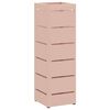 vidaXL Regn Paraplyst&auml;ll med lagring Rosa 15,5 x 15,5 x 49 cm St&aring;l