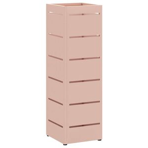 vidaXL Regn Paraplyst&auml;ll med lagring Rosa 15,5 x 15,5 x 49 cm St&aring;l