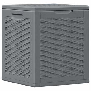 vidaXL Dynbox gr&aring; PP rotting 90 l