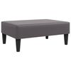 vidaXL Fotpall gr&aring; 77x55x31 cm konstl&auml;der