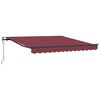 vidaXL Markis automatiskt inf&auml;llbar vinr&ouml;d 300x250 cm