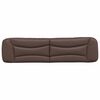vidaXL Headboard Cushion "Hvar" Brown 200 cm Faux Leather