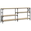 vidaXL Avlastningsbord sonoma ek 180x29x76,5 cm konstruerat tr&auml;