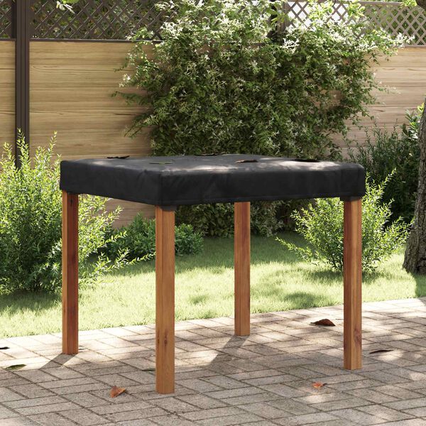 vidaXL Bordskydd Enf&auml;rgad Svart 102 x 102 x 15 cm tyg