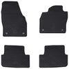vidaXL Bilmatta 4 pcs Svart passar SEAT IBIZA, ARONA, VW POLO 2017-