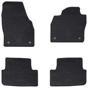 vidaXL Bilmatta 4 pcs Svart passar SEAT IBIZA, ARONA, VW POLO 2017-