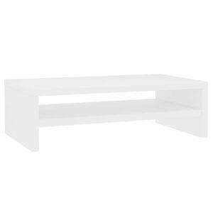 vidaXL Sk&auml;rmst&auml;ll vit 42x24x13 cm konstruerat tr&auml;