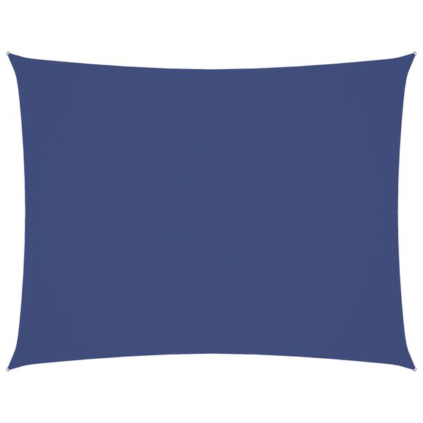 vidaXL Solsegel oxfordtyg rektangul&auml;rt 2,5x4 m bl&aring;