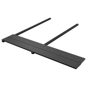 vidaXL D&auml;ckbr&auml;da 30 st Svart WPC