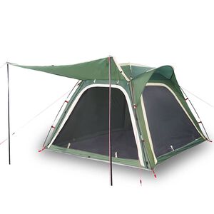 vidaXL Campingt&auml;lt 4 personer gr&ouml;n snabbrest vattent&auml;tt