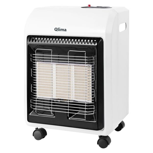 Qlima 2-i-1 Gasolv&auml;rmare GH 741 RM 4,1 kW vit