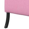 vidaXL H&ouml;g Ryggsoffa 101cm Rosa tyg