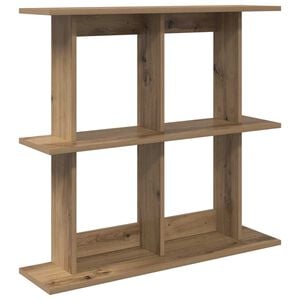vidaXL V&auml;gg hylla V&auml;ggmonterat Brun 80 x 20 x 75 cm Konstruerat tr&auml;