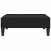 vidaXL B&auml;ddsoffa 2-sits med fotpall svart sammet