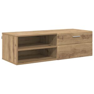 vidaXL Tr&auml;sk&aring;p 100,5 x 39 x 30 cm Artisan Ek Konstruerat tr&auml;