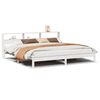 vidaXL S&auml;ngram utan madrass vit 180x200 cm massiv furu