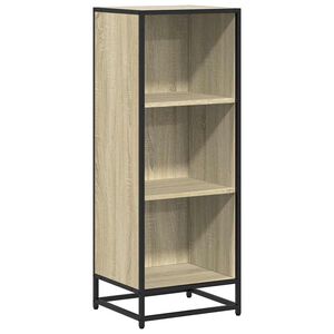 vidaXL Bokhylla sonoma-ek 40x35x107,5 cm konstruerat tr&auml;