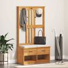 vidaXL Halltr&auml;d SANDNES 87x40x159,5cm massiv tr&auml;furu